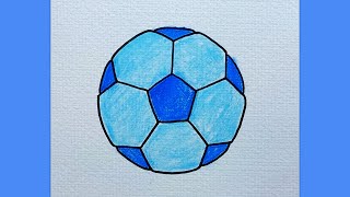 How to Draw a Football Step by Step | Football Drawing Mastery in 3 Easy Steps
