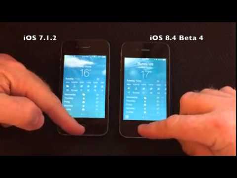 iOS 8.4 Beta 4 vs 7.1.2 on iPhone 4S