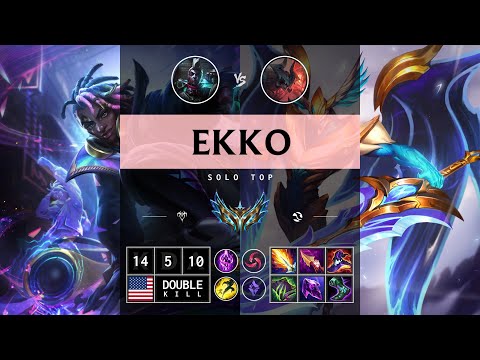 Ekko Top vs Aatrox - NA Challenger Patch 14.12