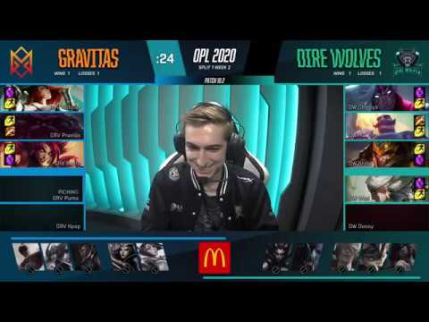 OPL 2020 - Split 1 Week 2 Game 2 - GRV vs DW