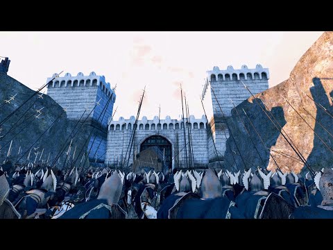 GONDOR LEADS A MASSIVE ATTACK - Lord of the Rings Siege Battle - Dawnless Days