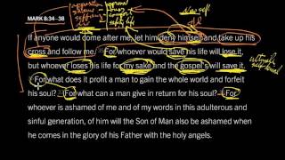 Mark 8:34—38 // Being Ashamed of Jesus Is Deadly