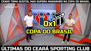 GLOBO ESPORTE CE - CEARÁ TOMA SUSTOS, MAS SUPERA MARANHÃO NA COPA DO BRASIL
