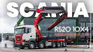 Scania R520 10×4 FASSI F2150RAL.2.28 Crane Kran Winch