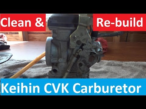 Keihin CVK Vergaser reinigen und überholen - Kawasaki KLR 250
