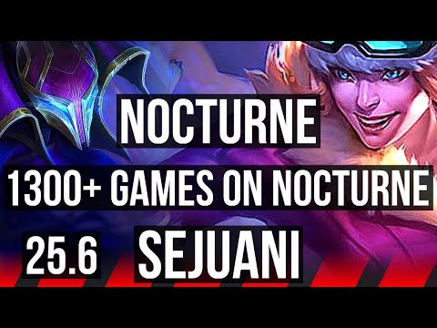 NOCTURNE vs SEJUANI (TOP) | 1300+ games, 11/3/11, Godlike | KR Challenger | 25.6