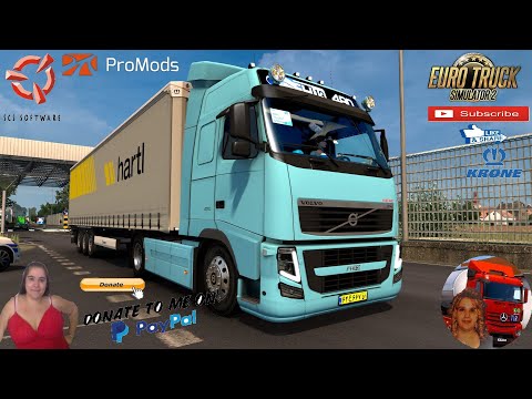 Euro Truck Simulator 2 (1.38) Iranian Volvo FH13 By ArYaN_EDIT Road to Croazia + DLC's & Mods