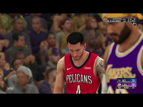 NBA 2K20 game play ep 35 Lakers vs New Orleans Pelicans in my Career season 1