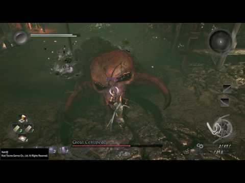 Nioh How to Beat  Giant Centipede