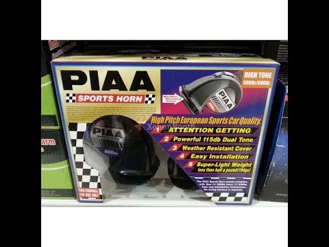 PIAA 500/600HZ Sports Horn vs. FIAMM Dual Tone OEM Ford Horn