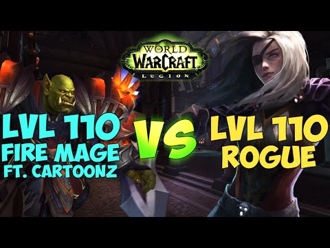 ♣ Sensus | WoW Legion Alpha | Level 110 Rogue vs. Fire Mage Duels! (Legion Subtlety Rogue PvP) 7.0.3