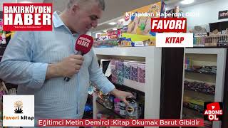 Miniaturka - Öğretmen Metin Demirci kitap okumak barut gibidir. Öğrencilerimizi Favori Kütüphane Davet Ediy