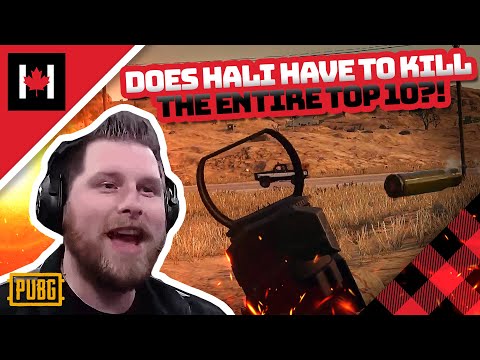 Halifax VERSUS the TOP 10! - PUBG Gameplay