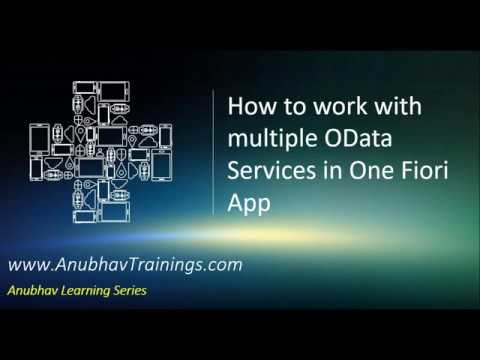Calling OData Service from Fiori App | UI5 App to Call Multiple OData Services | Best Practice UI5
