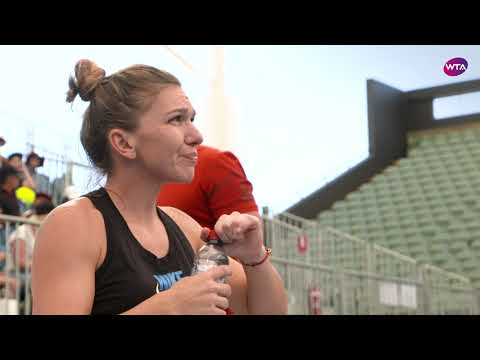 Simona Halep & Darren Cahill Mic'd up | 2020 Adelaide