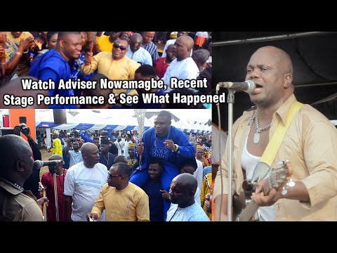 Watch Adviser Nowamagbe, Recent  Stage Performance & See What Happened