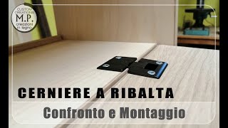 Cerniere a ribalta - confronto e montaggio