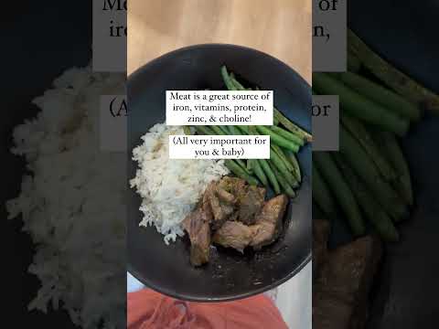 What's the deal with MEAT intake during pregnancy?