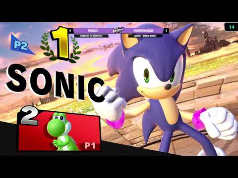 Fusion.exe 53 - Sonicfiend (Sonic) vs ProcessX (Lucina, Yoshi) - Bracket Winners Round 3