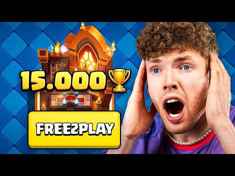 😱🤯15,000 TROPHY WONDERS in the F2P + PASS PROJECT! | Clash Royale German