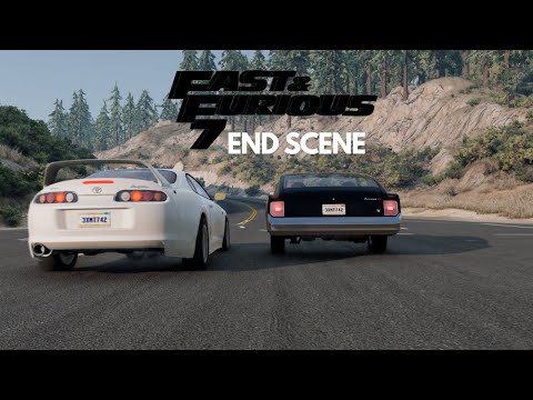 F&F7 Ending Scene, but in BeamNG.Drive
