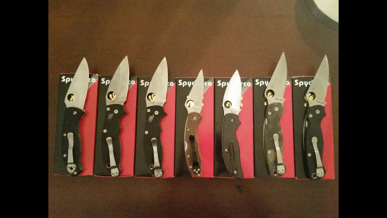 Spyderco Knife Collection