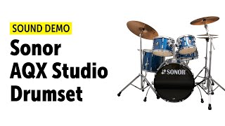 Video thumbnail for Sonor | AQX Studio | Drumset | Sound Demo by Drums Bonedo