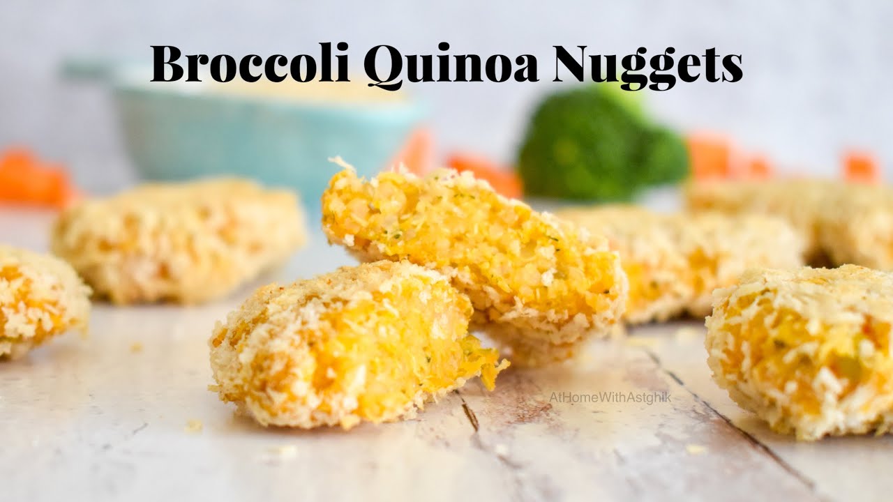 Broccoli Quinoa Nuggets. Nutritious and easy to make for kids and toddlers