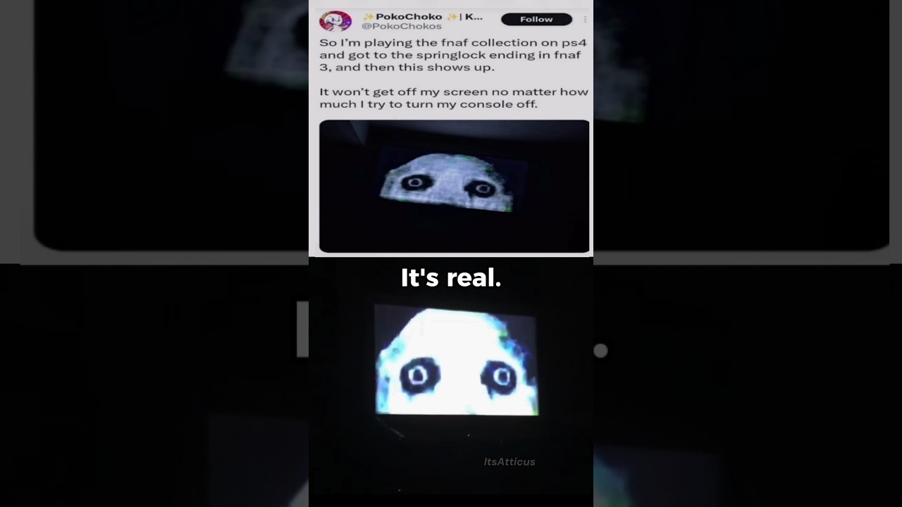 FNAF 3 PS4 Glitch Is Real #fnaf #fnafvhs #fnafransomware