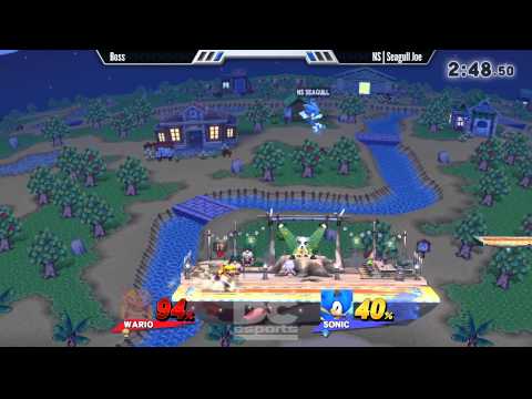 Smash 4 at the Laughing Man - Grand Finals - Boss vs. NS | Seagull Joe