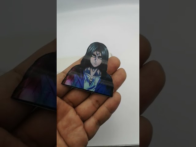 ملصق ثلاثي أبعاد لشخصية ايرين