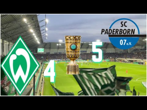DFB POKAL KRIMI SC Paderborn - Werder Bremen (5:4 n.E.) STADIONVLOG