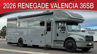 A preview image of the linked video showcasing 2026 Renegade Valencia 36SB