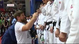 Рамзан Кадыров посетил клубный чемпионат России по дзюдо