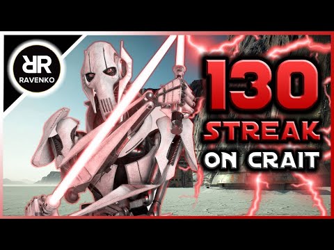 130 General Grievous Killstreak on Crait (Star Wars Battlefront 2 - Galactic Assault)