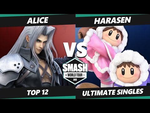 SWT East Asia Top 12 - Alice (Sephiroth) Vs. Harasen (Ice Climbers) Smash Ultimate Tournament