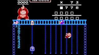 NES Game: Donkey Kong Junior Math (1983 Nintendo)