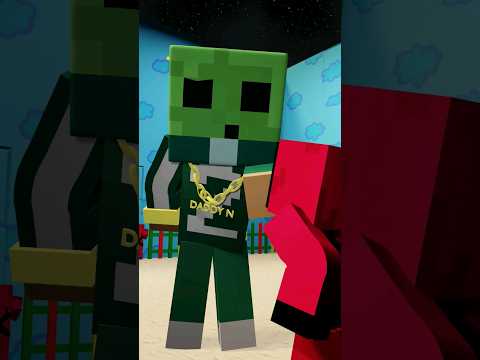 Excuse me Broh Minecraft Animation Monster School #shorts
