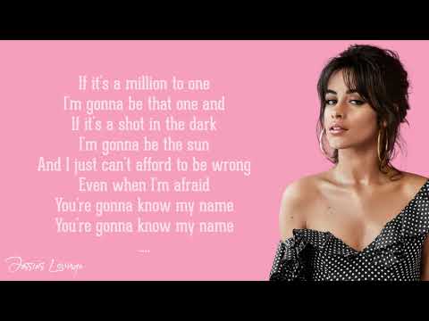 Camila Cabello - Million To One (Lyrics)