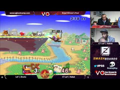Phoenix Saga 6 - Zinoto (Diddy Kong) Vs. NAKAT (Ice Climbers) - Winners Finals - SSBB