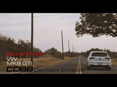 Stainless Steel Cat-Back Exhaust for the Mk8 Volkswagen GTI