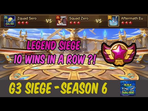 G3 SIEGE (EU SEASON 6) : Zquad Sero vs Squad Zero vs Aftermath Eu