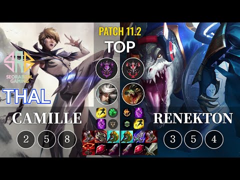 SRB Thal Camille vs Renekton Top - KR Patch 11.2