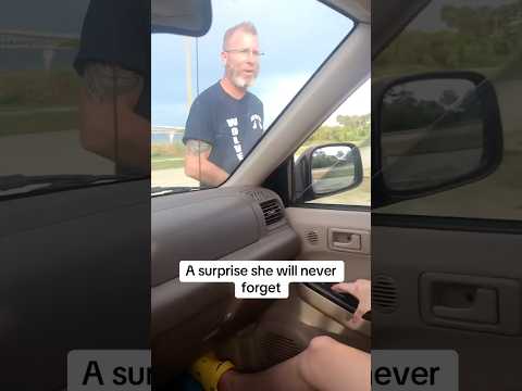 Girl Surprised With Tiny Piglet