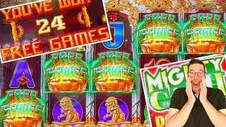 5 Symbol Trigger BONUS & BIG WINS!!! Mighty Cash Double Up Lucky Tiger ๐ฏ๐ค๐ฏ