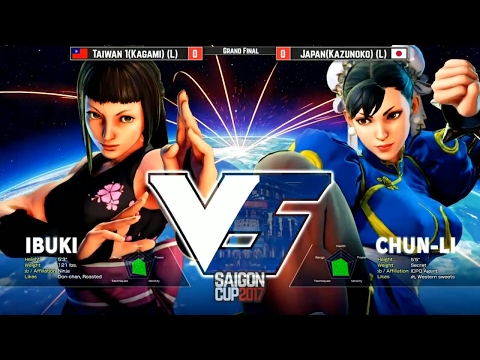 Saigon Cup 2017 SFV 3 on 3 Top 4 Grand Finals (TAIWAN 1 (W) vs (JAPAN (L)
