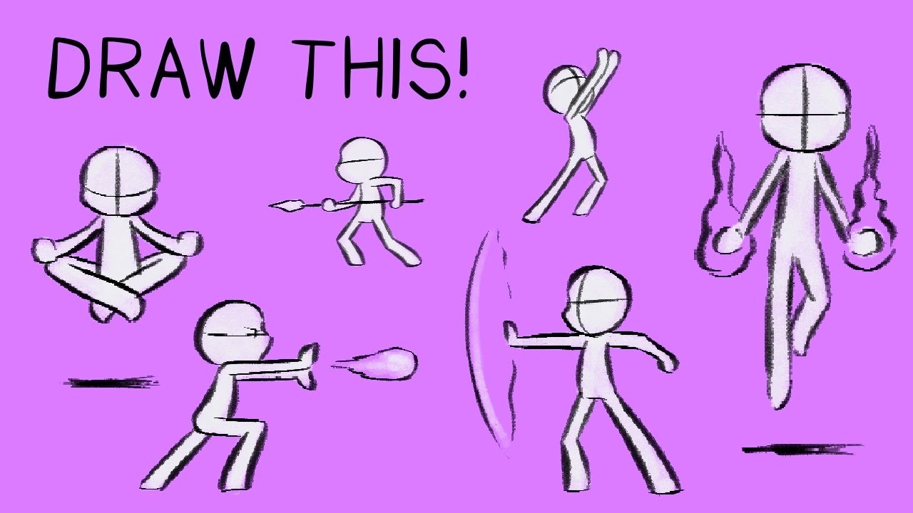 How to Draw 8 Wizard Base Poses