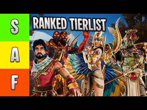 BEST & WORST GODS IN SMITE 2 RANKED TIERLIST