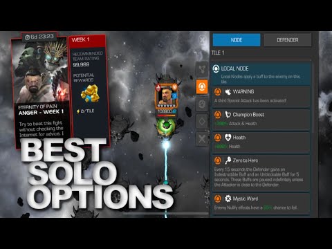 Eternity Of Pain: Anger - Week 1 Hercules - Best Solo Options! - Marvel Contest Of Champions