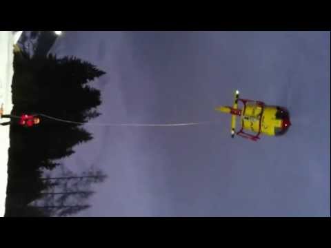 Pistenrettung Hochzillertal Heli 3 Taubergung